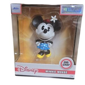 NIB Disney Minnie Mouse Die-Cast Figure with Blue and Yellow Accents